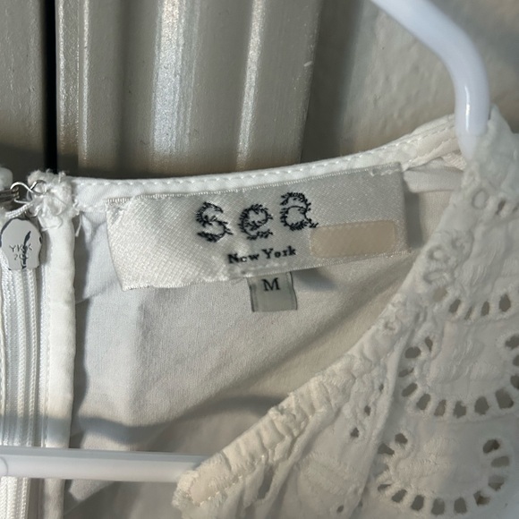 Sea New York Violette patchwork midi dress size medium - Picture 8 of 8